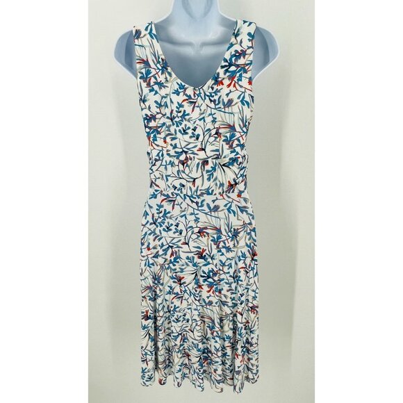 Salaam Sleeveless Dress Size S Knee Length Multicolor Floral - Picture 10 of 12